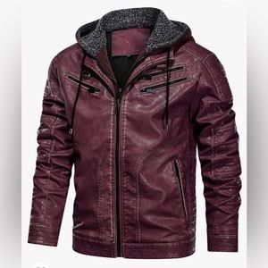 Men's Faux Leather Jacket